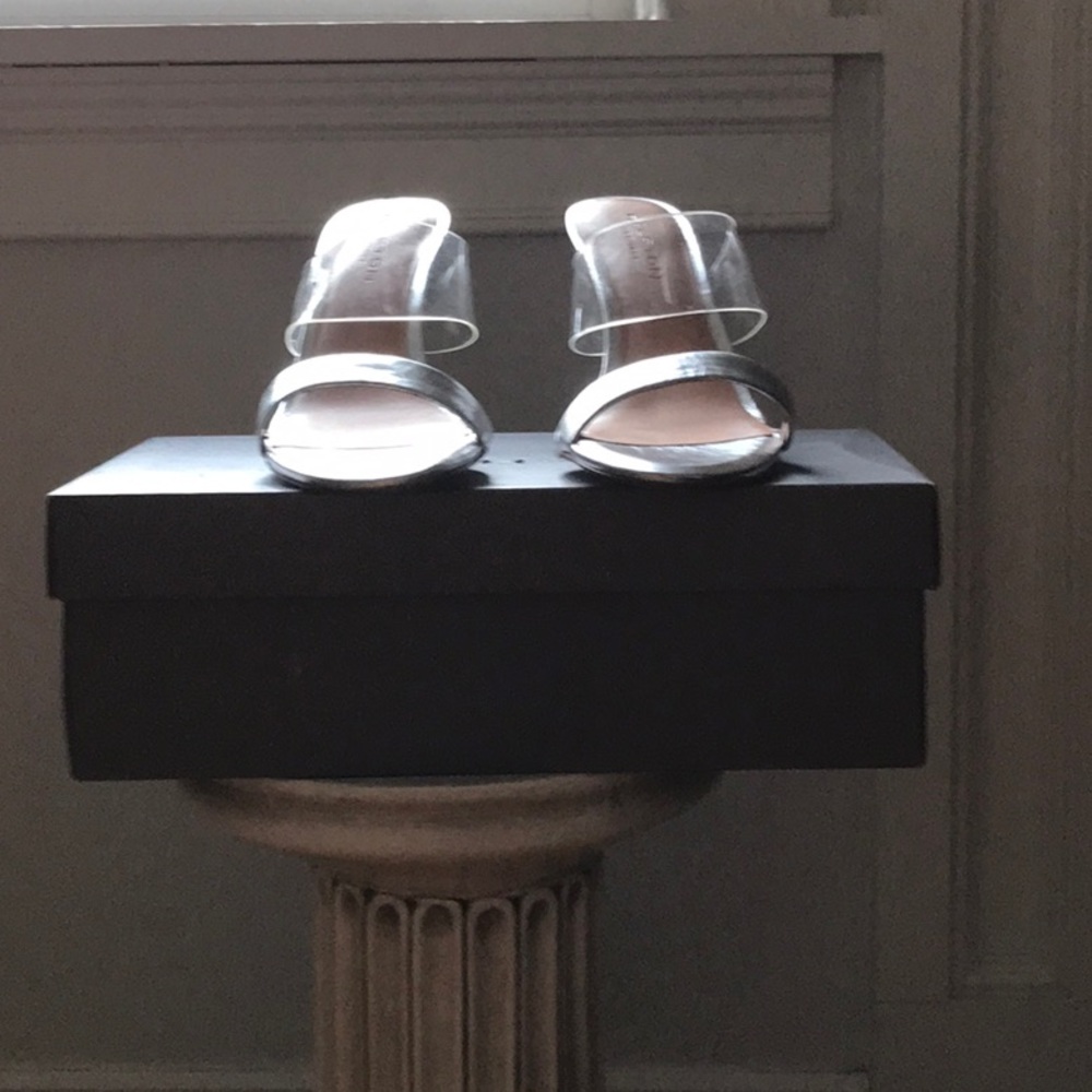 Halston Heritage Lucite Sandals